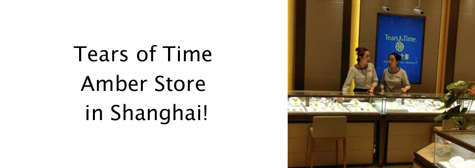 Tears of Time NEW amber store in Shanghai